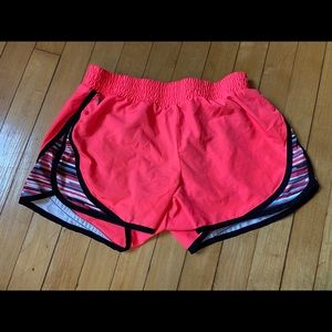 Pink athletic shorts
